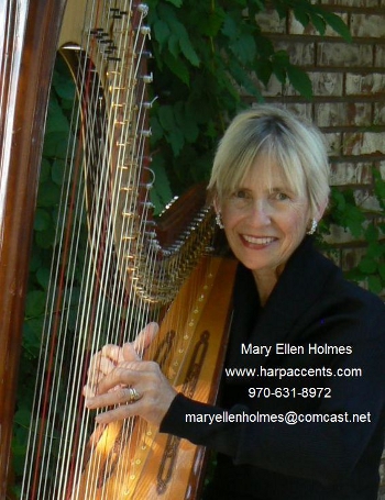 Harpist Mary Ellen Holmes